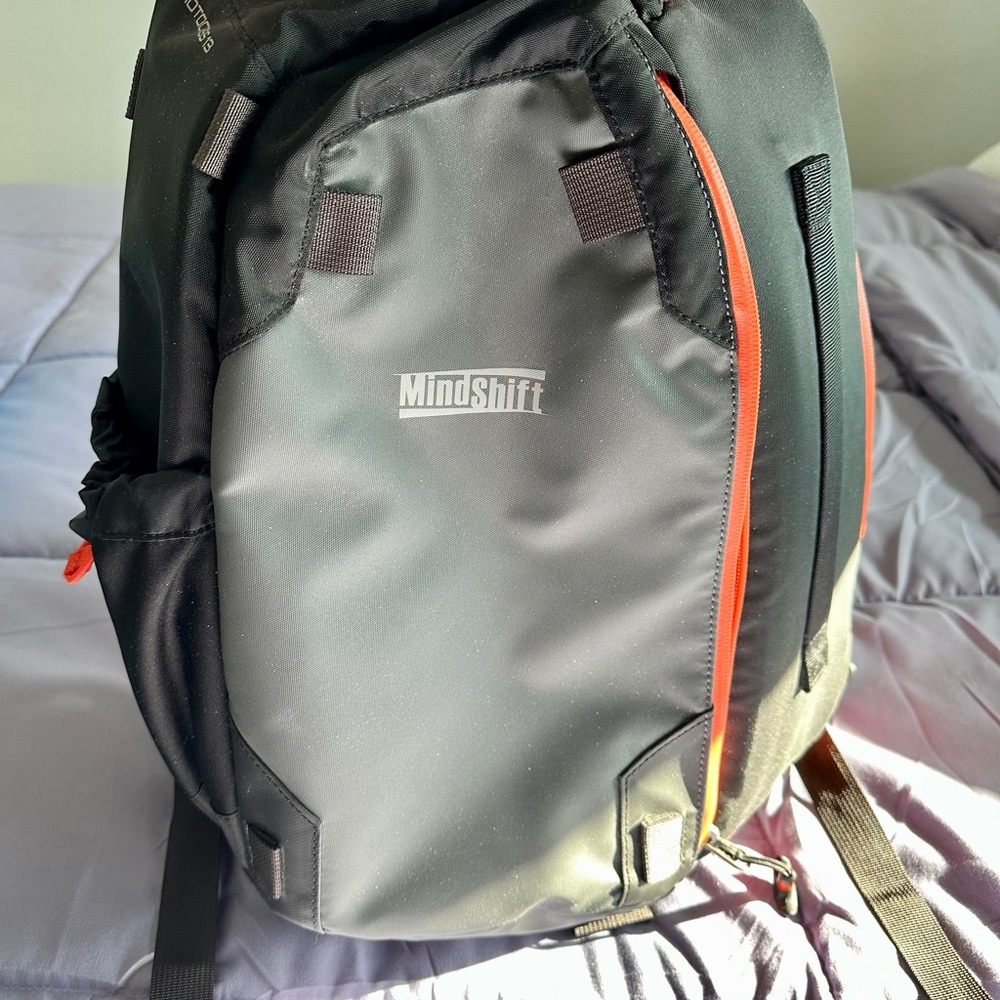 Men’s Mindshift Photocross 13 Grey and Orange Backpack